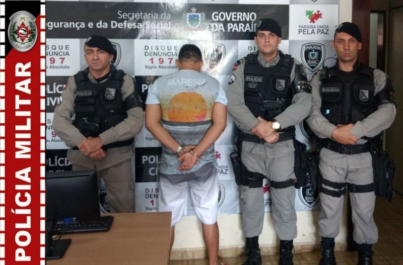 Polícia Militar da PB prende em Mamanguape fugitivo de Alacaçuz