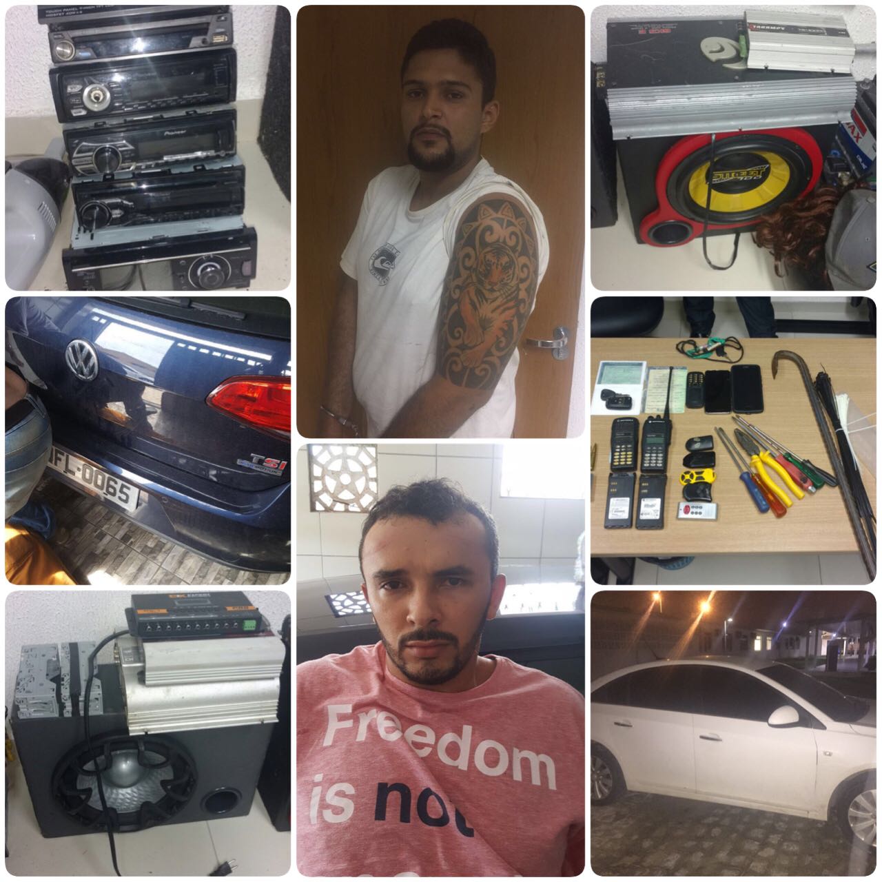 Polícia prende dupla acusada por furto de veículos na orla de João Pessoa