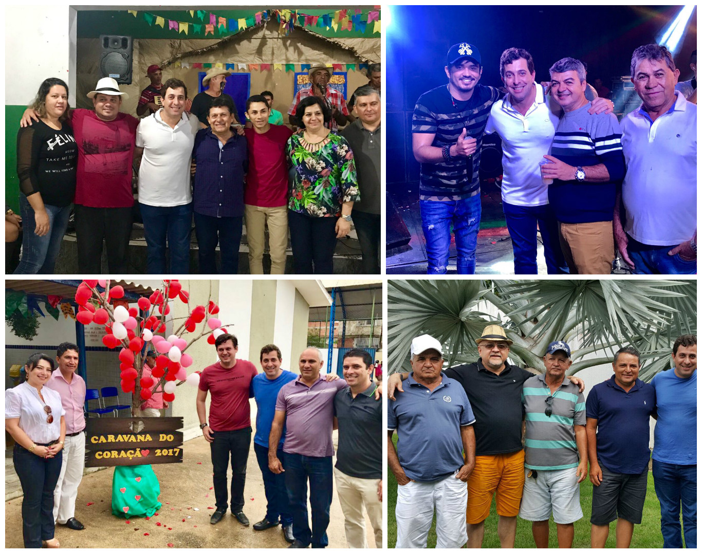 Gervásio Maia participa de festejos juninos no Brejo e visita Caravana do Coração em Itaporanga