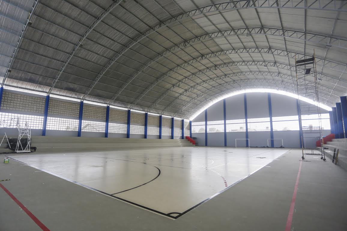 Dotado de campo de pelada e academia para terceira idade, prefeito Cartaxo inaugura nesta segunda ginásio Hermes Taurino