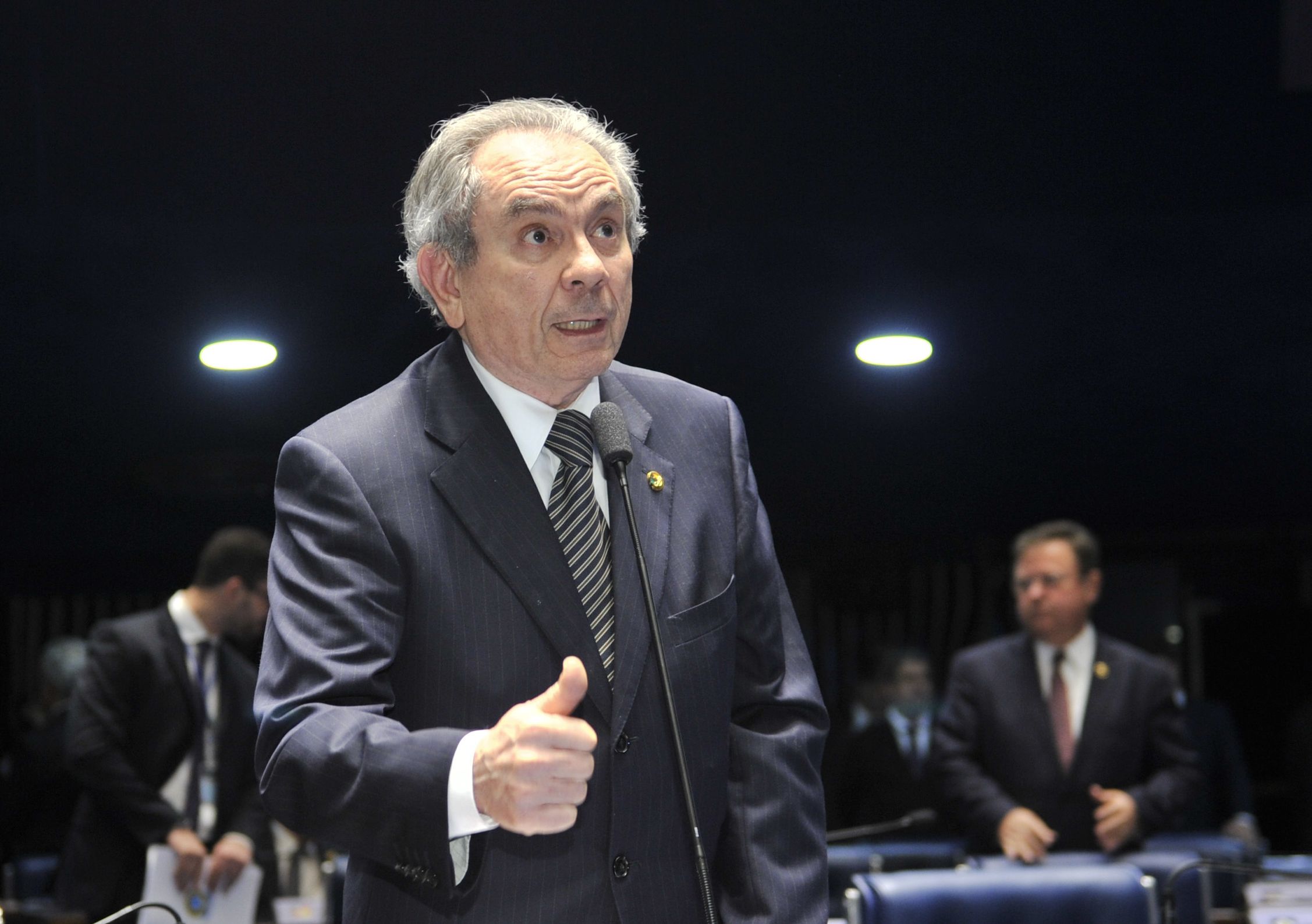 Plenário do Senado durante sessão deliberativa ordinária.  Em pronunciamento, senador Raimundo Lira (PMDB-PB).  Foto: Waldemir Barreto/Agência Senado