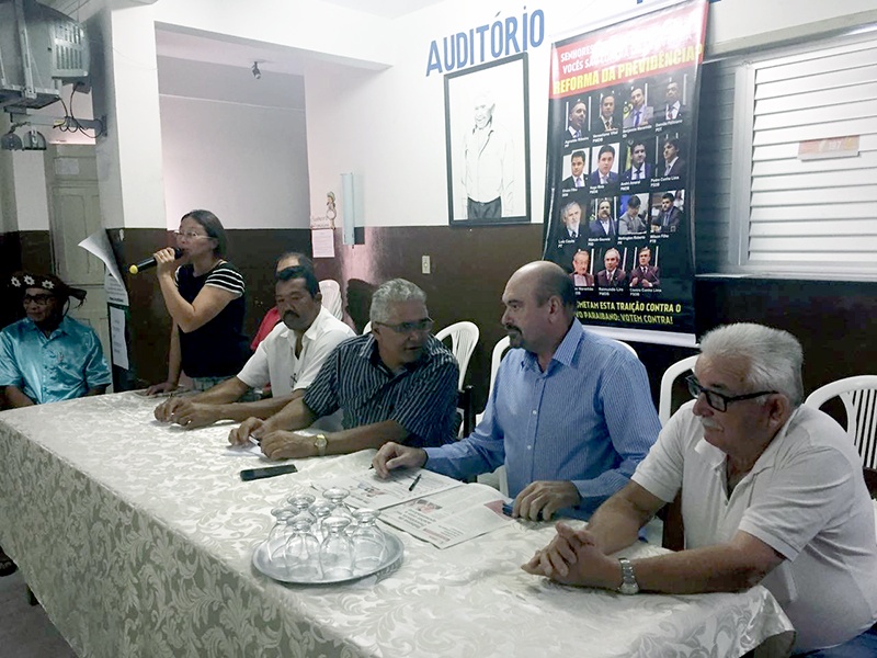 Jeová Campos critica reforma da previdência durante assembleia de trabalhadores rurais em Lagoa Seca