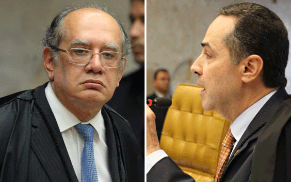 BATE BOCA: Ministros Barroso e Gilmar Mendes trocam acusações durante sessão do STF