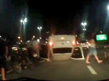 Vereador João dos Santos e esposa sofrem acidente de carro na BR 230, mas passa bem