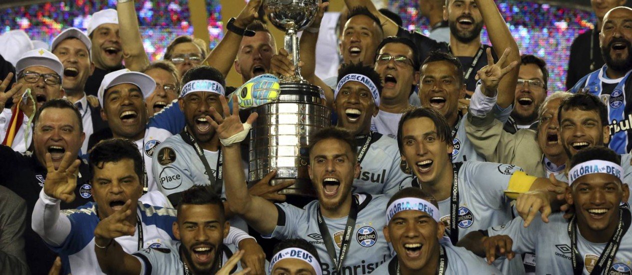 Grêmio derrota o Lanús da Argentina e conquista a Libertadores pela terceira vez