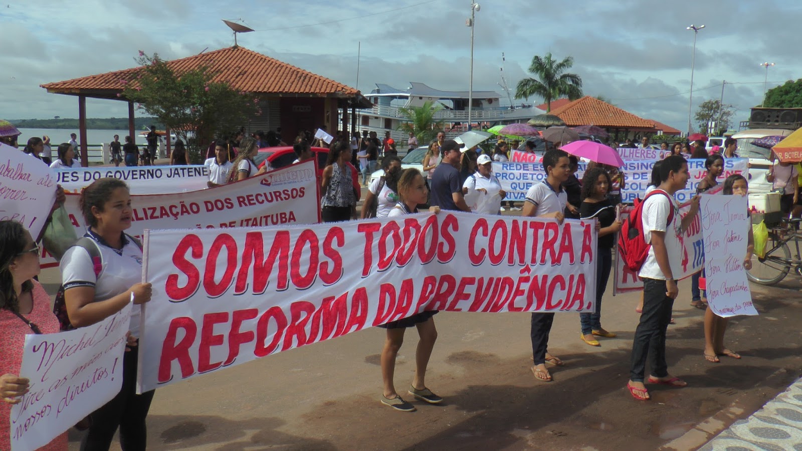 Centrais Sindicais protestam contra reforma da Previdência Social, nesta sexta-feira
