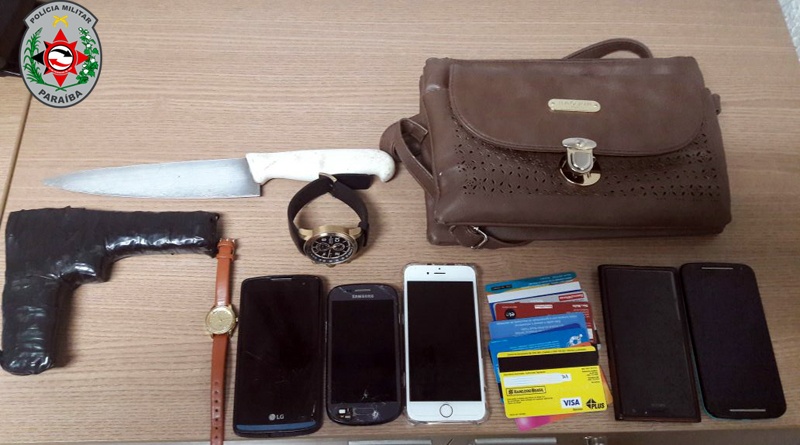 ARRASTÃO: Polícia prende suspeitos e recupera vários celulares roubados em loja da Epitácio Pessoa