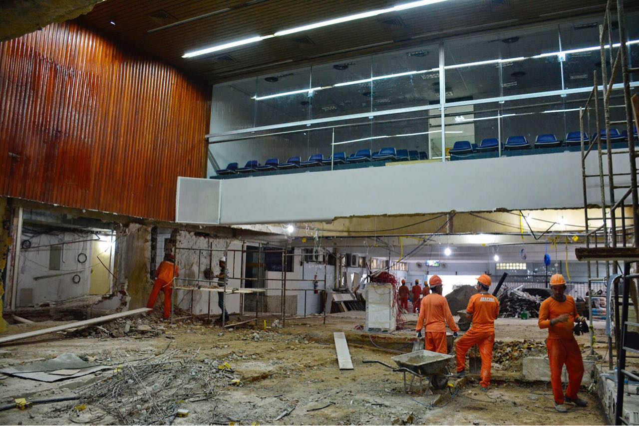 Reforma do prédio-sede da AL-PB segue em ritmo acelerado