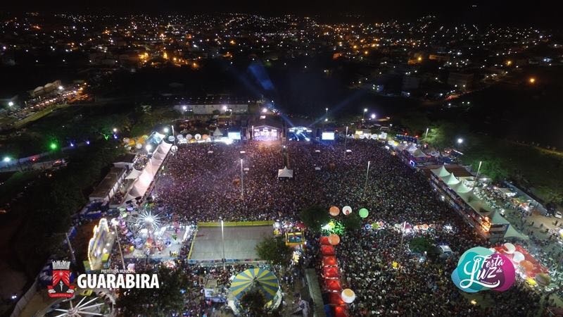 Festa da Luz de Guarabira começa dia 29 e terá Léo Santana, Márcia Felipe, Gustavo Lima e Wesley Safadão como principais atrações