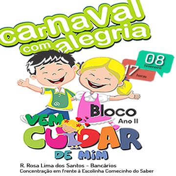 CARNAVAL: Bloco infantil Vem Cuidar de Mim desfila em João Pessoa nesta quinta