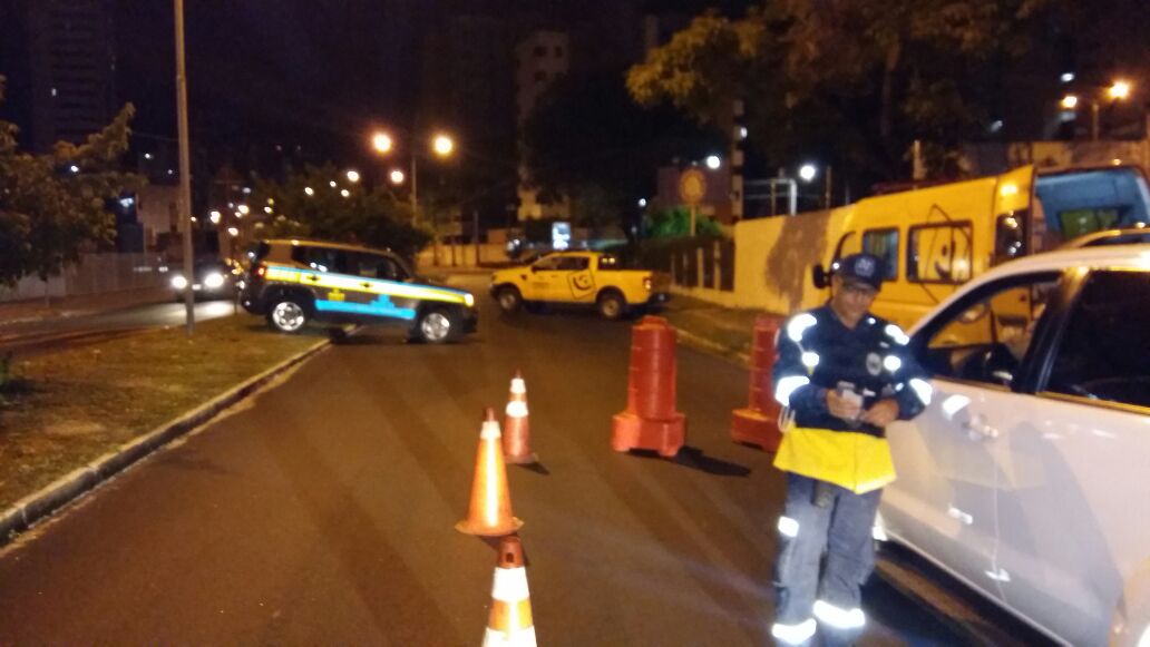 Operação Lei Seca flagrou 18 motoristas dirigindo sob efeito de álcool nesse final de semana em João Pessoa