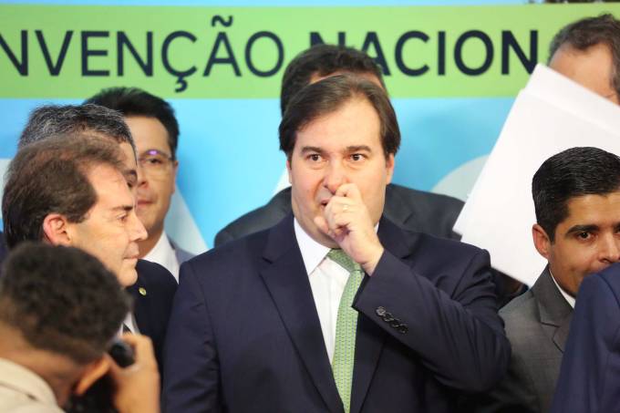 ELEIÇÃO 2018: DEM lança pré-candidatura de Rodrigo Maia à Presidência