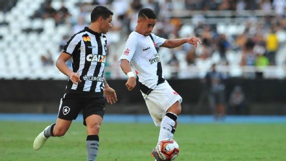 Vasco vence Botafogo no 1º jogo da final do Carioca com gol aos 48 do 2º tempo