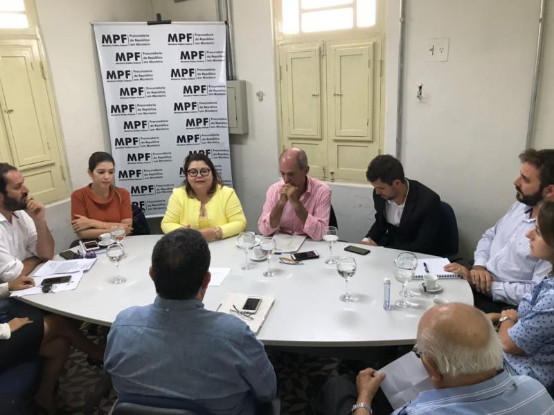 TAC: MPF reúne Funasa, Cagepa, Energisa e Prefeitura de Monteiro para discutir solução da estação elevatória de esgoto