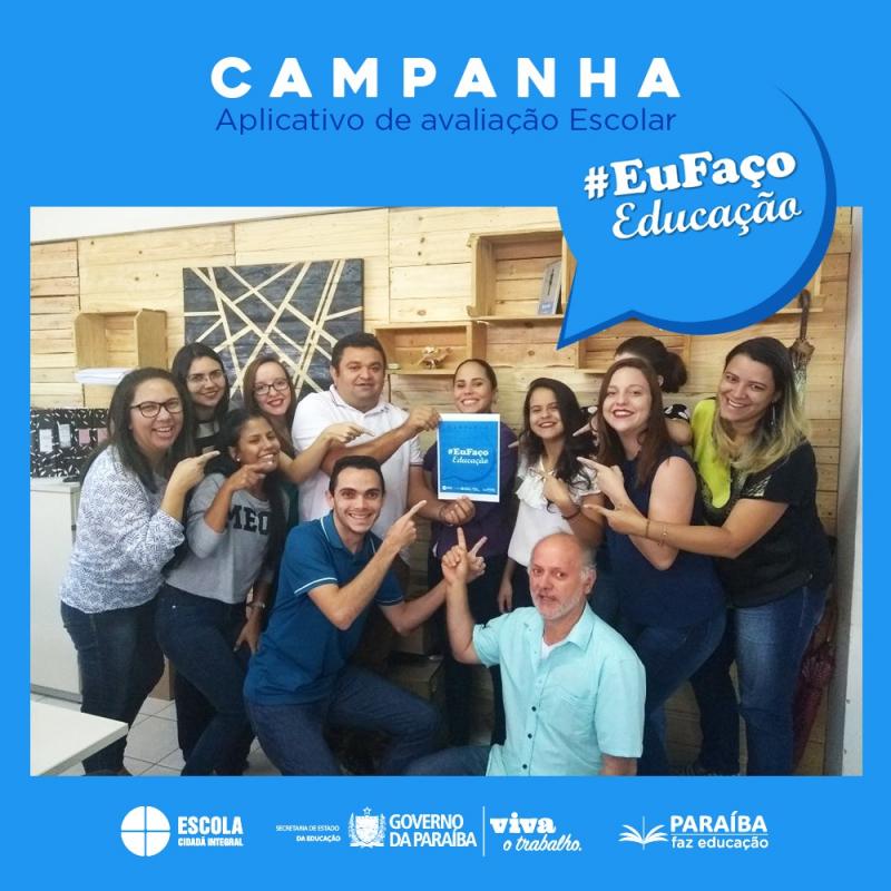 AVALIAÇÃO: Educação lança campanha #EuFaçoEducação nas Escolas Cidadãs Integrais