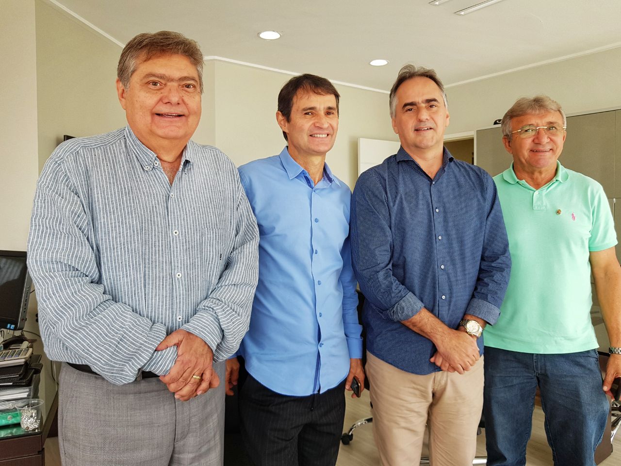 Lucélio Cartaxo se reúne com empresário Dalton Gadelha para discutir propostas para plano de governo