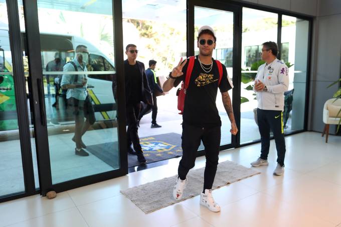 TREINAMENTO: Seleção brasileira inicia em Teresópolis com Neymar preparação para a Copa do Mundo