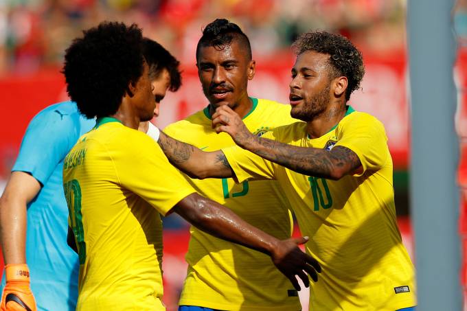 Brasil jogo bem e vence fácil a seleção da Áustria no último jogo-treino para a Copa da Rússia