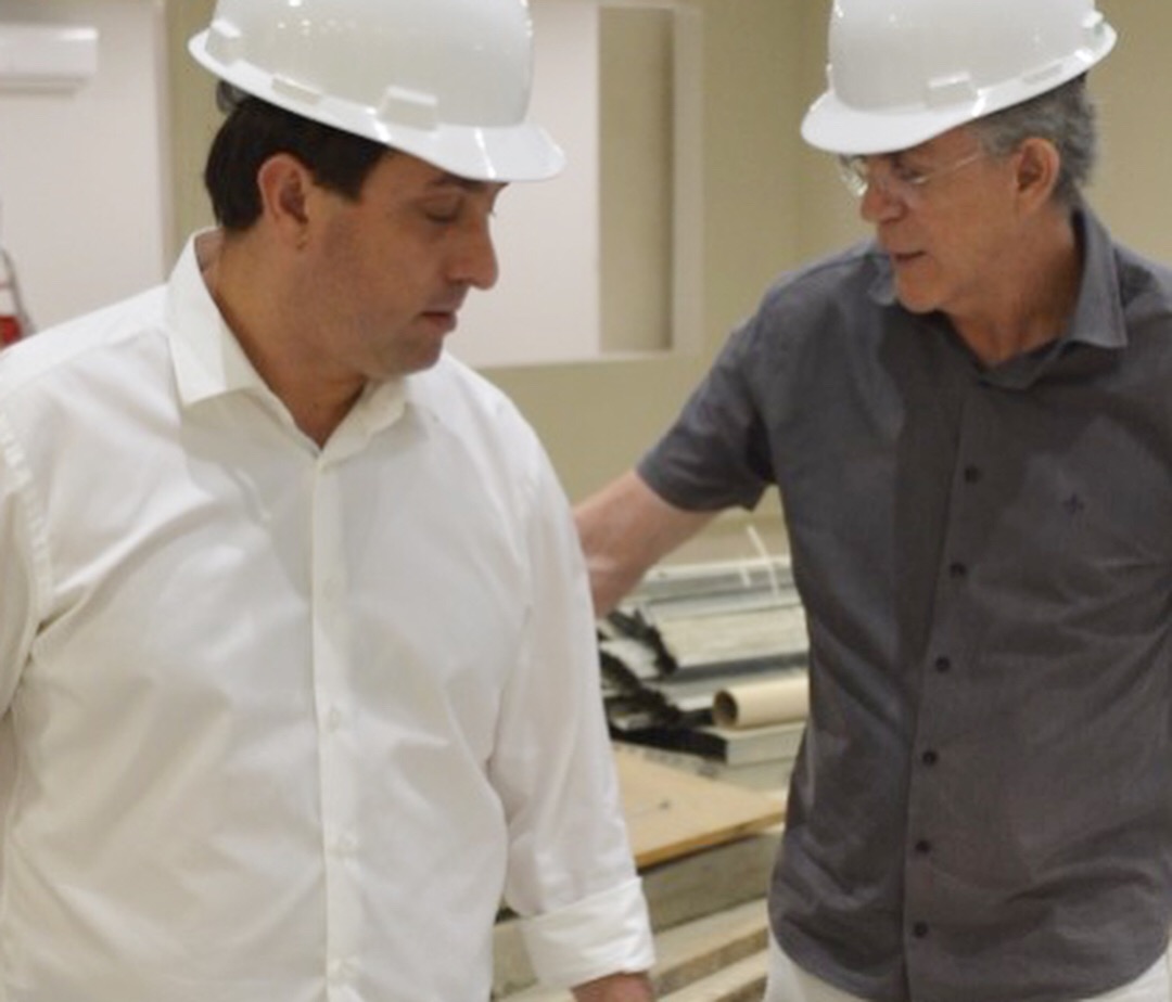 Governador Ricardo visita obras e novo centro de saúde da Assembleia Legislativa
