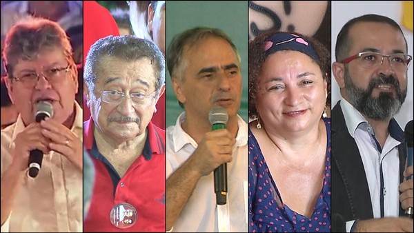 3ª pesquisa Ibope consolida liderança de João Azevedo, com Maranhão em 2º e Lucélio em 3ª