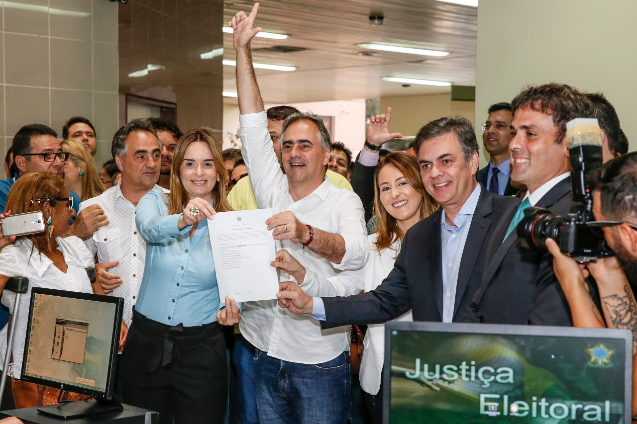 Lucélio e Micheline oficializam candidaturas para o governo do Estado no TRE-PB