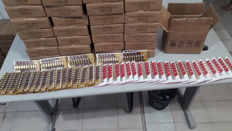 PM e Civil realizam ação conjunta e intercepta carregamento e apreende mais de 500 munições no município de Aparecida