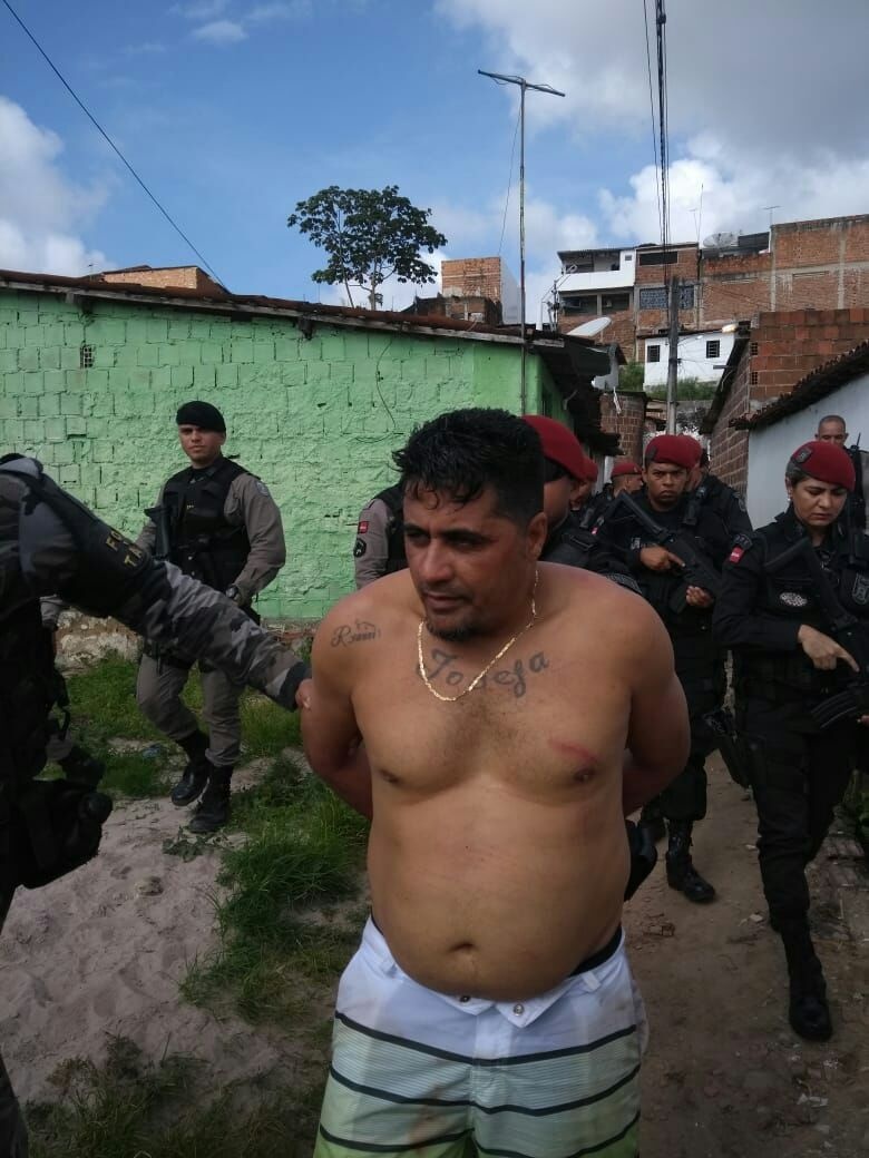 Polícia captura "Pirulito" foragido da Justiça em João Pessoa e líder de facção criminosa