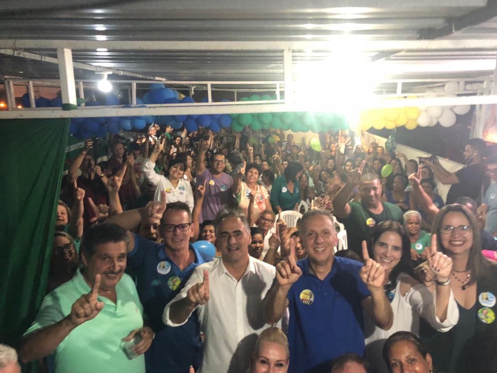 Em Tambiá, Marcos Vinícius, Lucélio, Aguinaldo Ribeiro e Arnaldo Monteiro recebem carinho e apoio da população