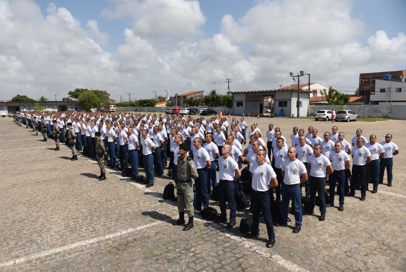SEGURANÇA: Classificados no concurso da PM da Paraíba iniciam atividades no Centro de Educação