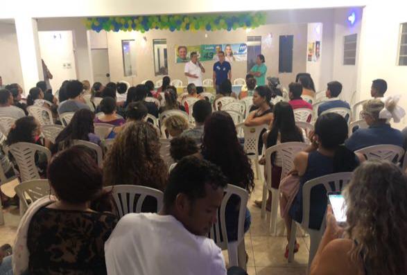 Presidente Marcos Vinicius faz campanha em bairros da Capital para aliados do candidato Lucélio