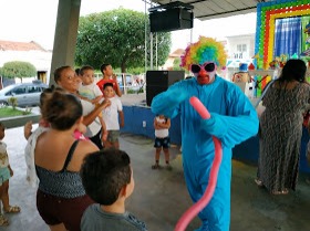 "CIRCO": Prefeitura de Malta antecipa e realiza festa para as crianças em praça pública
