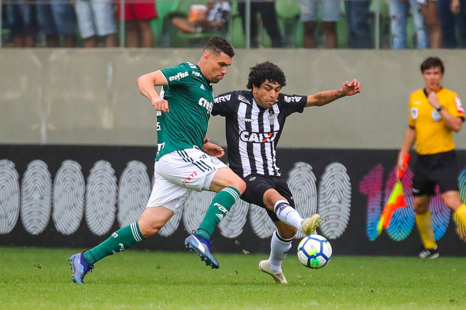 LÍDER: Palmeiras fica no empata com o Atlético-MG e mantém vantagem de 5 pontos sobre o vice-líder Inter