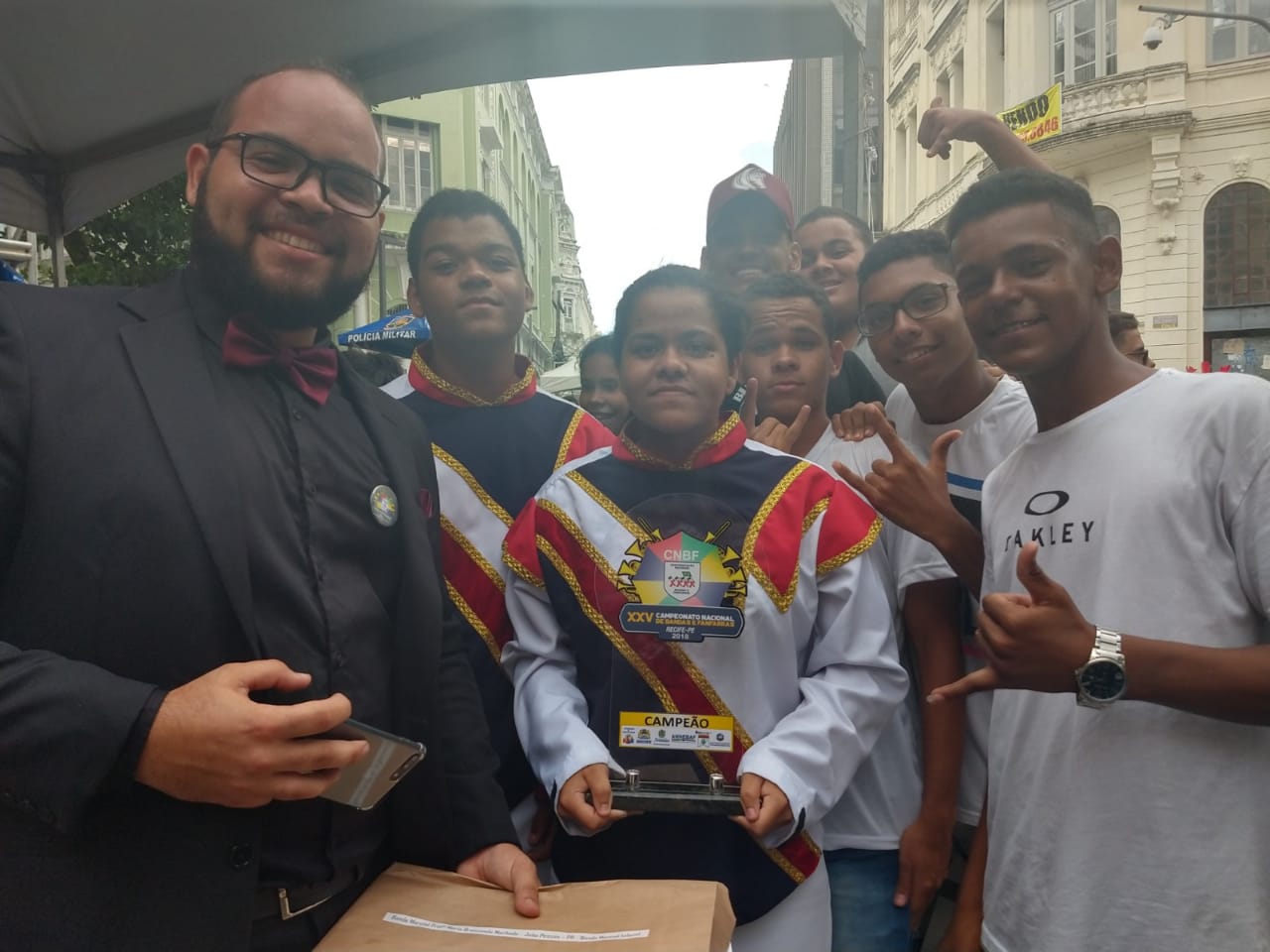 Banda Marcial do Maria Bronzeado e outras 6 de colégios estaduais da PB conquistam Campeonato Nacional de Bandas e Fanfarras