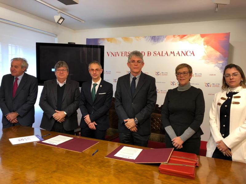 PARCERIA INTERNACIONAL: Ricardo firma parceria com Universidade de Salamanca, na Espanha, para expansão do Gira Mundo e do Prima na Paraíba