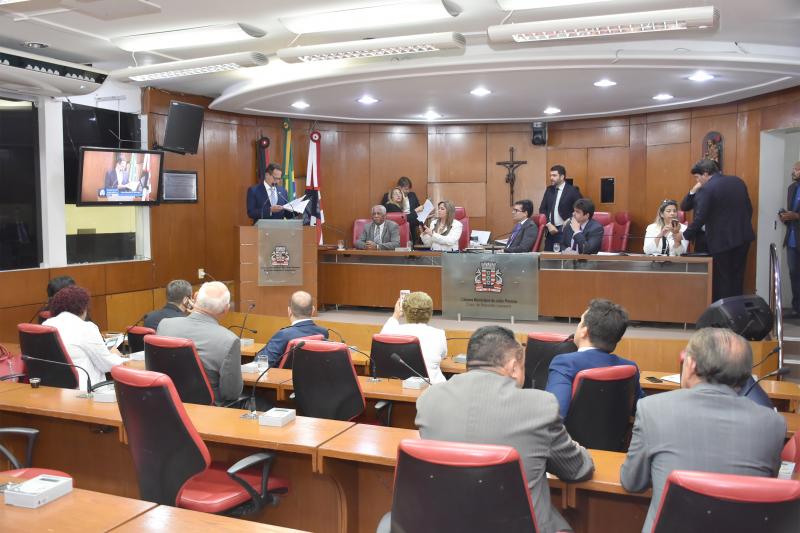 Vereador Marcos Vinícius se despede da presidência da Câmara de João Pessoa