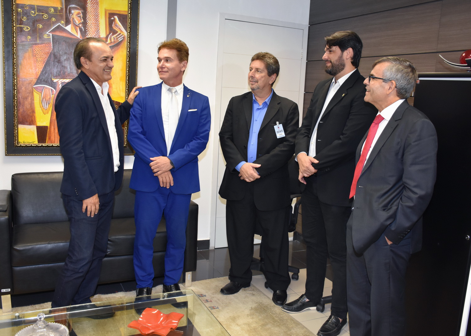 Presidente Corujinha visita presidente do TJPB e discute parcerias entre a CMJP e o Poder Judiciário