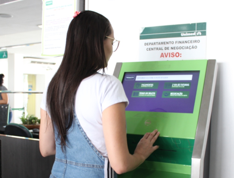AGILIDADE: Unimed João Pessoa instala novos serviços no terminal de autoatendimento