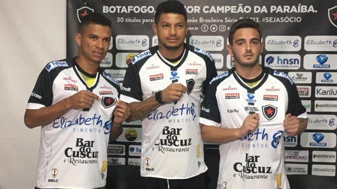 Botafogo oficializa apresentação das contratações de Felipe Alves, Erivélton e Kelvin