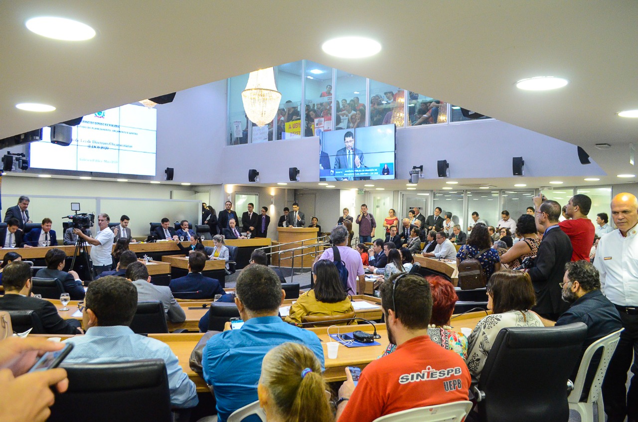 Assembleia realiza audiência pública para debater proposta do governo sobre a LDO 2020