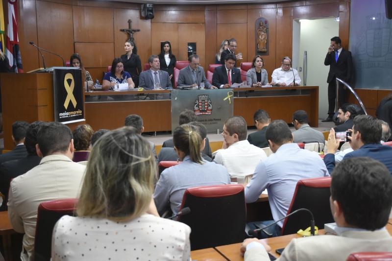 Secretários da Prefeitura de João Pessoa detalham diretrizes orçamentárias para 2020 em audiência pública na Câmara de Vereadores