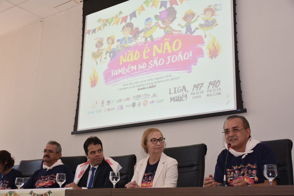 IMPORTUNAÇÃO SEXUAL: CMJP participa de lançamento da campanha 'Não é não, também no São João'