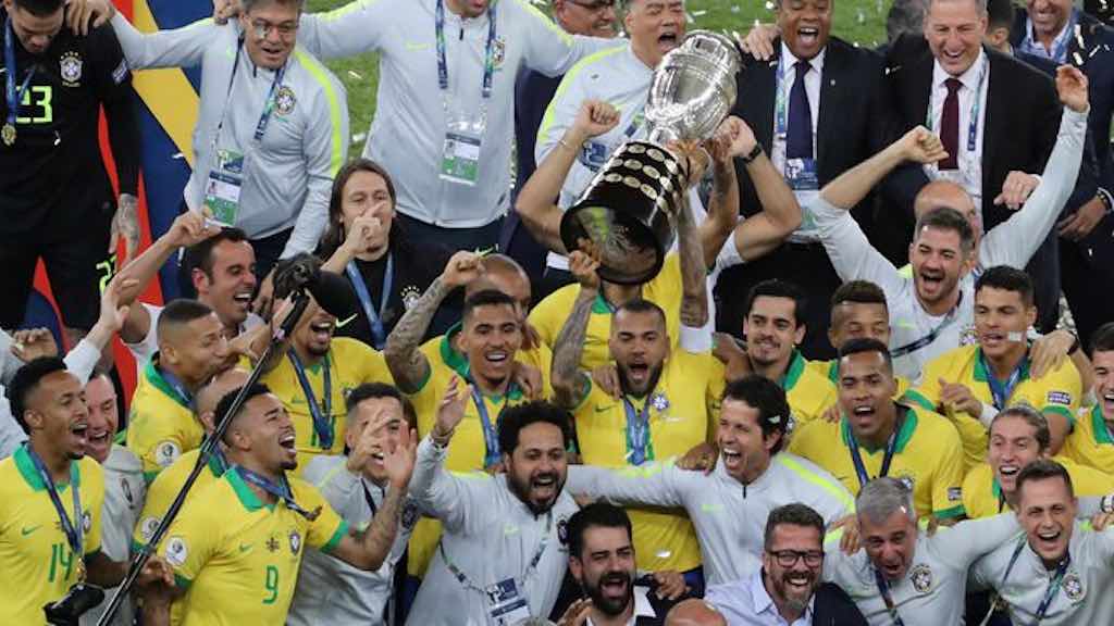 Brasil vence o Peru e conquista o título de campeão da Copa América