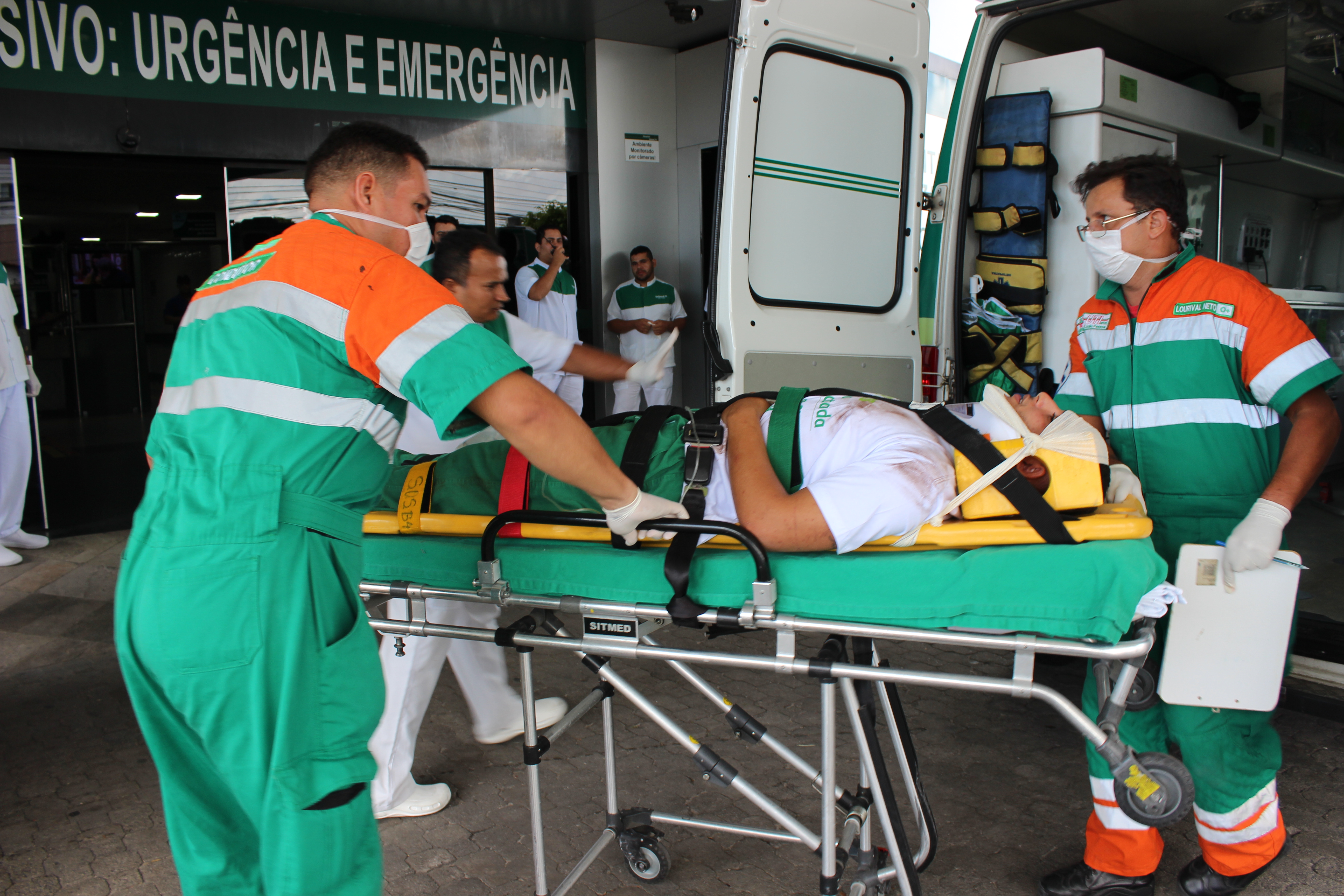 AÇÃO PREVENTIVA: Hospital Alberto Urquiza Wanderley se prepara para atendimento a vítimas de desastres