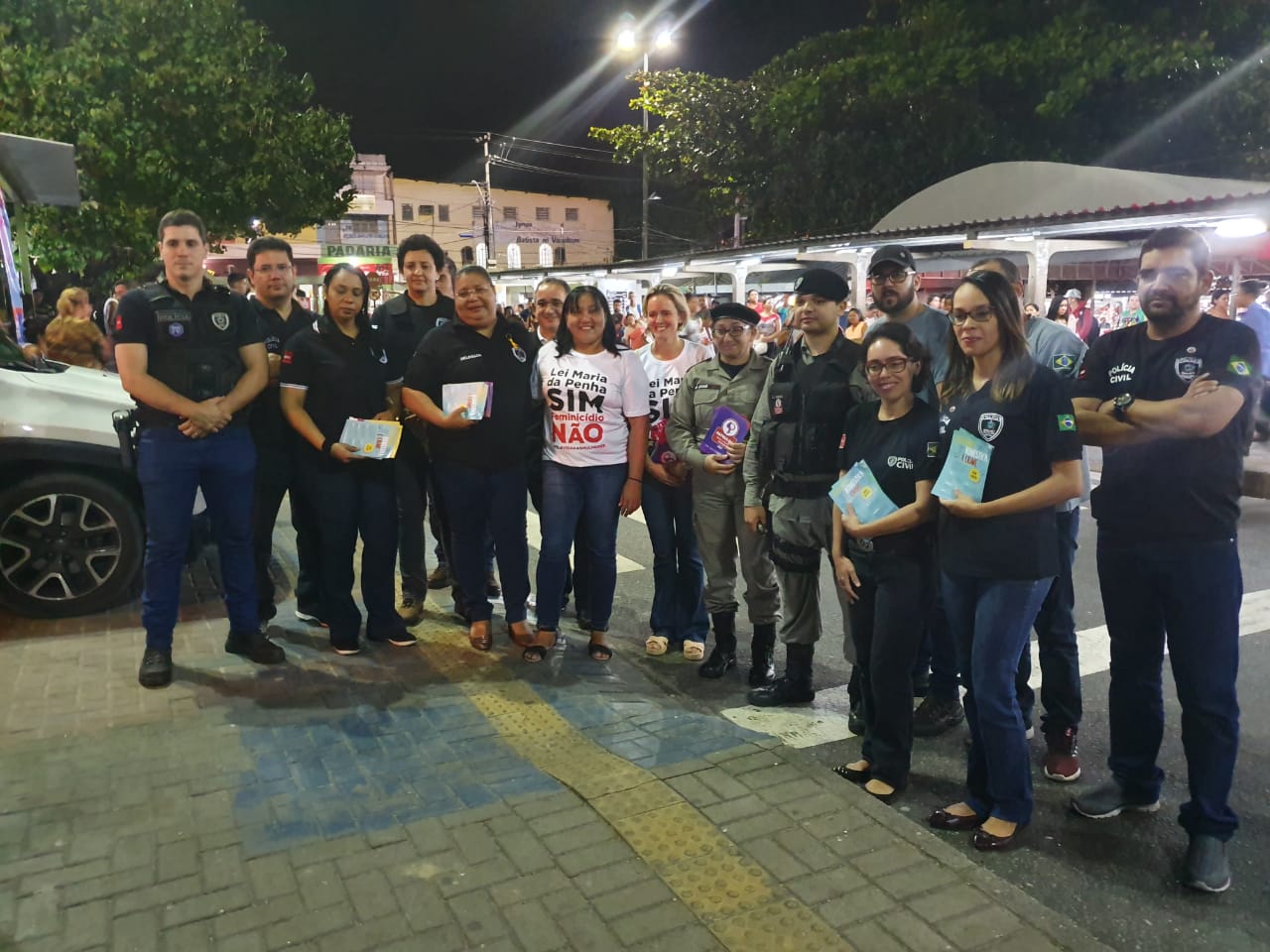 CONSCIENTIZAÇÃO: Delegacia da Mulher vai às ruas em ação preventiva contra a violência doméstica