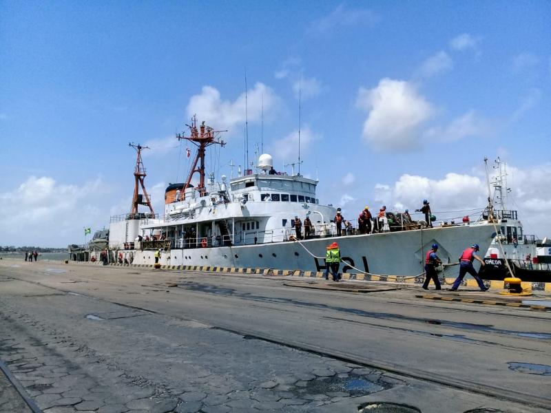 SÁBADO E DOMINGO: Navio da Marinha fica aberto para visitação neste fim de semana no Porto de Cabedelo