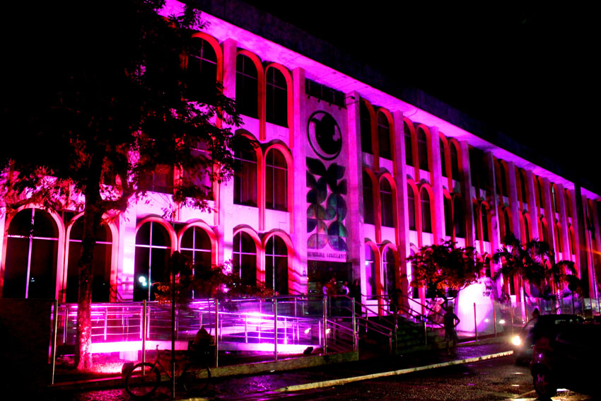 No Outubro Rosa, Assembleia Legislativa abraça campanha de prevenção ao câncer de mama