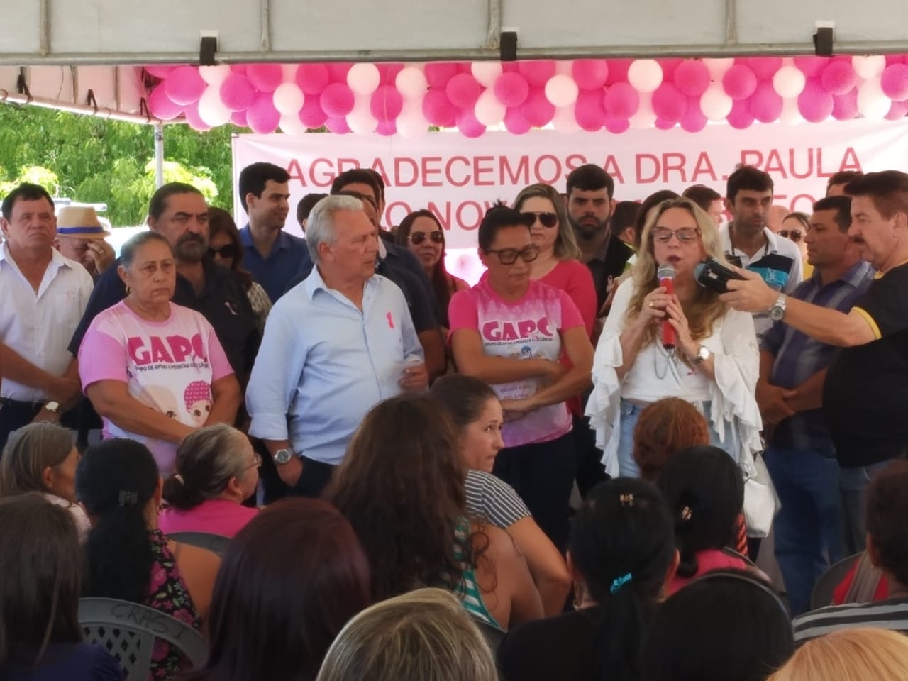 Drª Paula participa do lançamento da campanha 'Outubro Rosa' em Cajazeiras