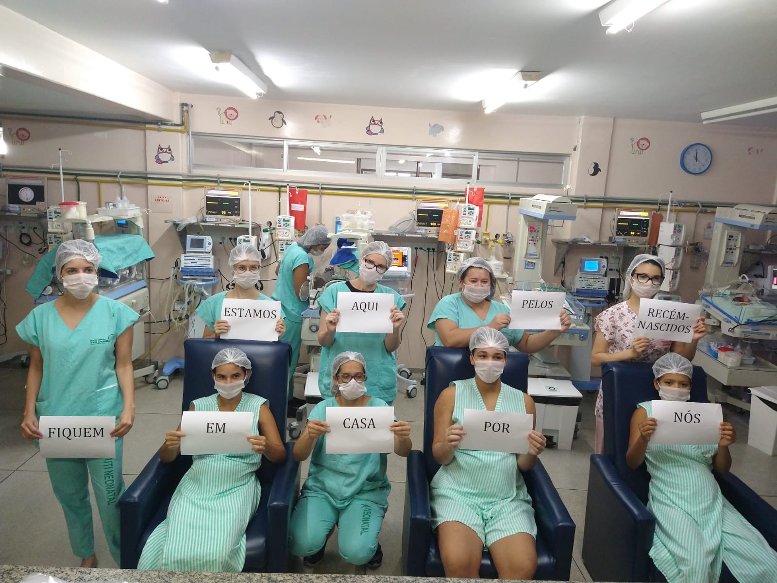 CORONAVÍRUS:  Maternidade Frei Damião lança campanha  "fiquem em casa" para proteger mães e bebês