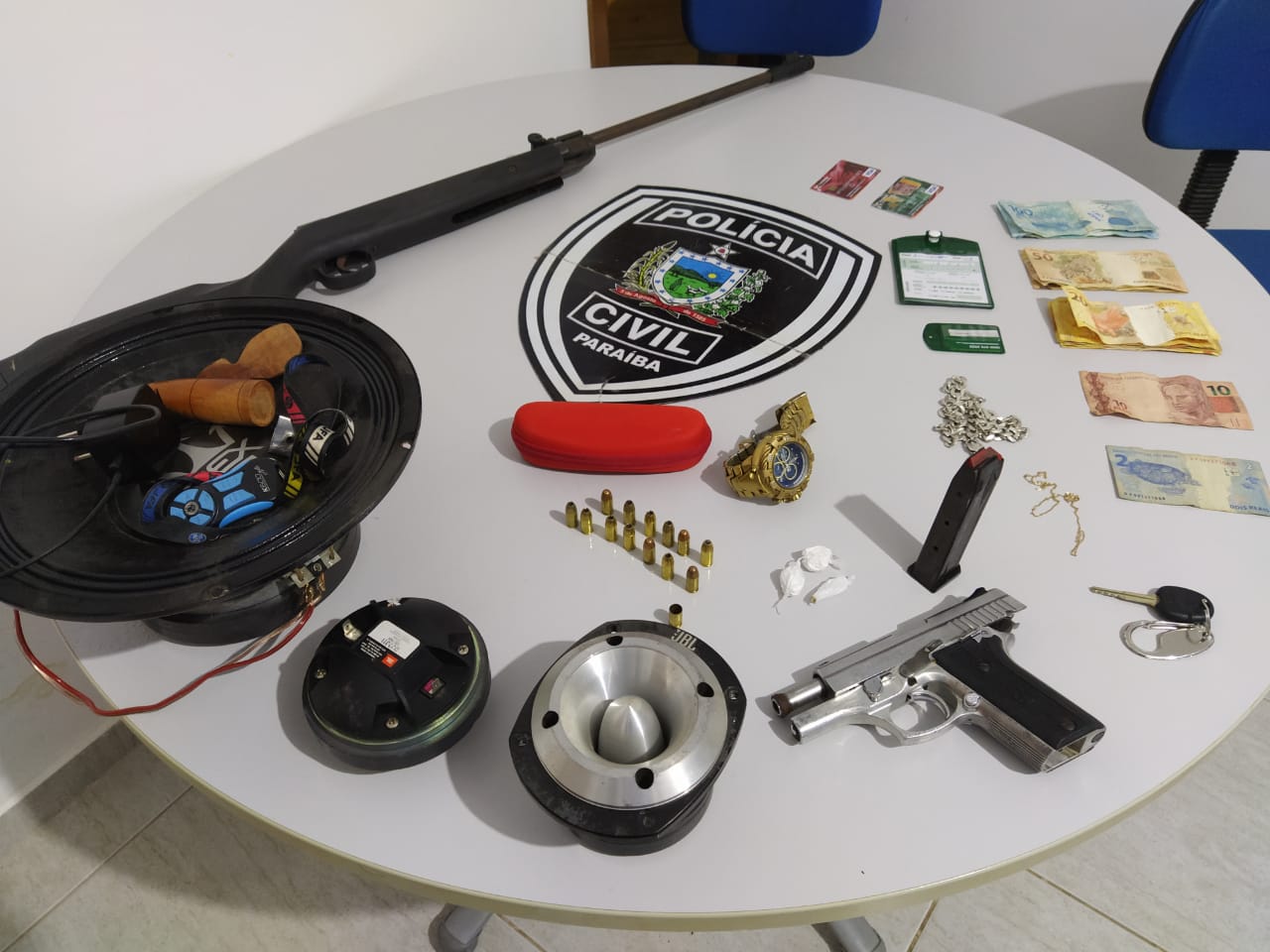 Polícia Civil prende em Itaporanga foragido da Justiça e acusado por crimes de roubo e tráfico de drogas