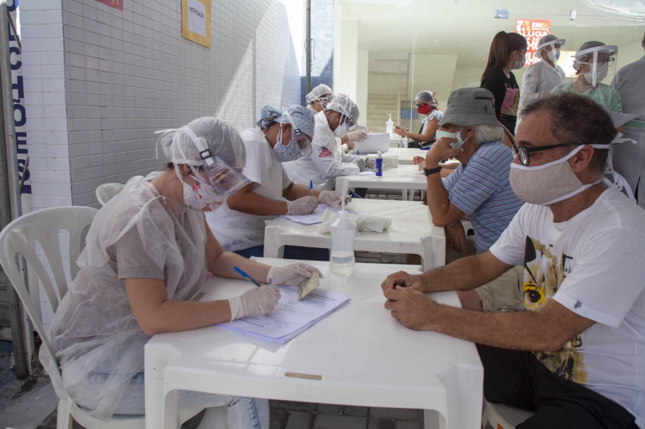 CORONAVÍRUS: Com testes rápidos, desinfecção de ruas e programada para durar 3 dias, Prefeitura de João Pessoa realiza "Operação Proteção" em Mangabeira